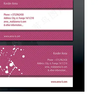 矢量名片背景设计