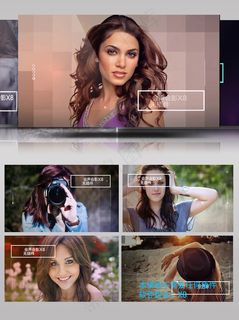 会声会影X8格子转场展示