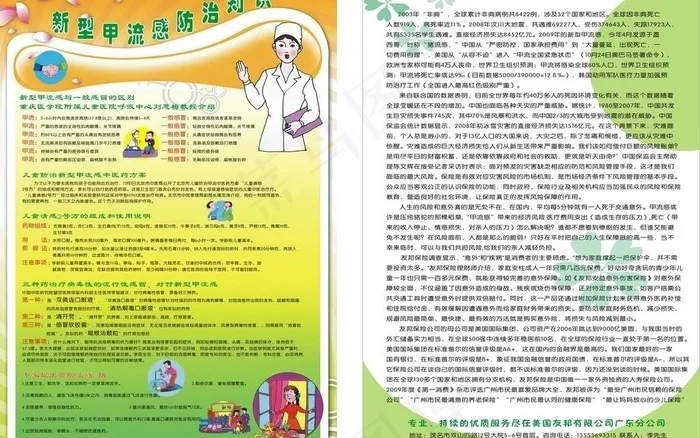 甲型流感图片cdr矢量模版下载