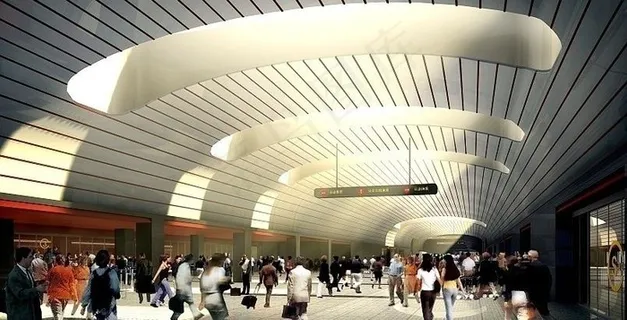 候机大厅效果图图片 候机大厅效果图图片