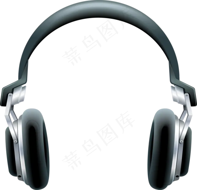 卡通头戴式耳机数码产品广告海报设计...