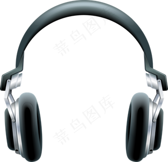 卡通头戴式耳机数码产品广告海报设计...