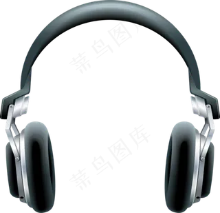 卡通头戴式耳机数码产品广告海报设计...