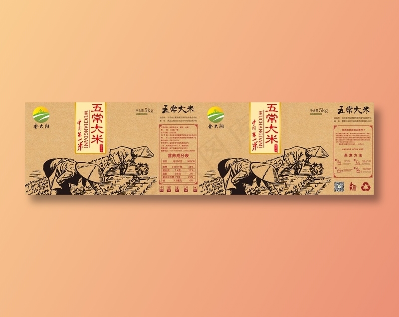 大米包装设计