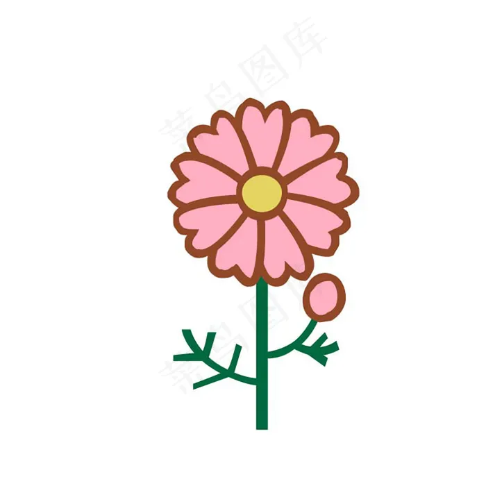手绘植物花卉简笔画