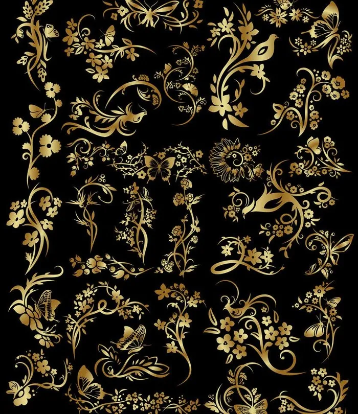 欧式墙角花纹psd素材图片(7127X8745(DPI:300))psd模版下载