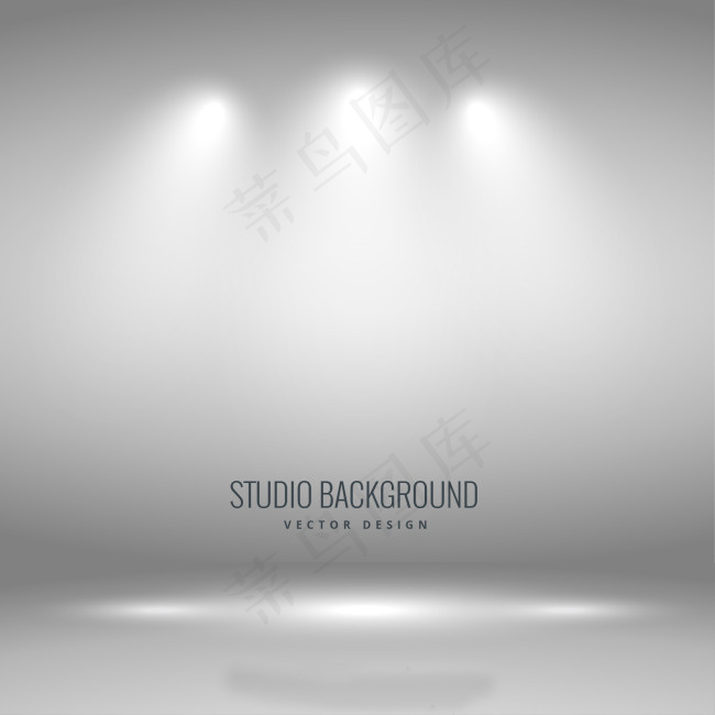 白色灯光背景矢量图素材