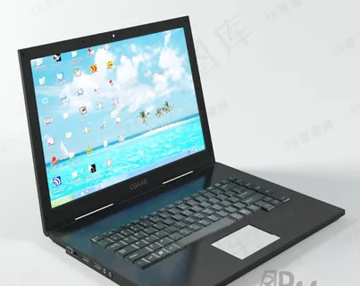 3D笔记本模型 3D笔记本模型