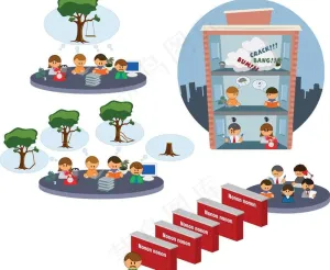 卡通学生图片