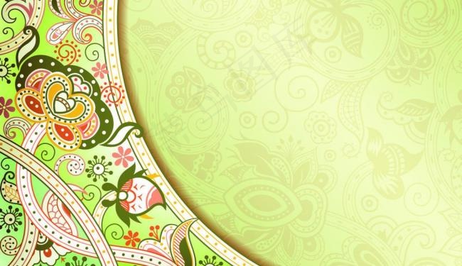 欧式古典花纹背景图片eps,ai矢量模版下载
