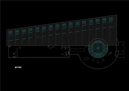 屋顶平面图cad素材