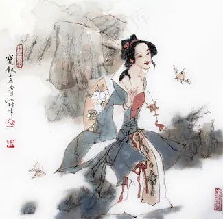 金陵十二钗宝钗图片