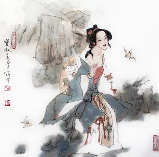 金陵十二钗宝钗图片