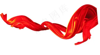 红色红丝带中国风矢量素材