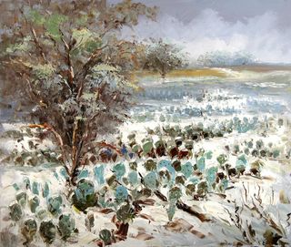 自然风景油画图片