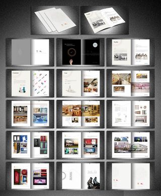 创意广告公司画册设计矢量素材