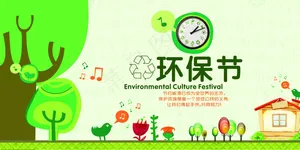 环保节海报