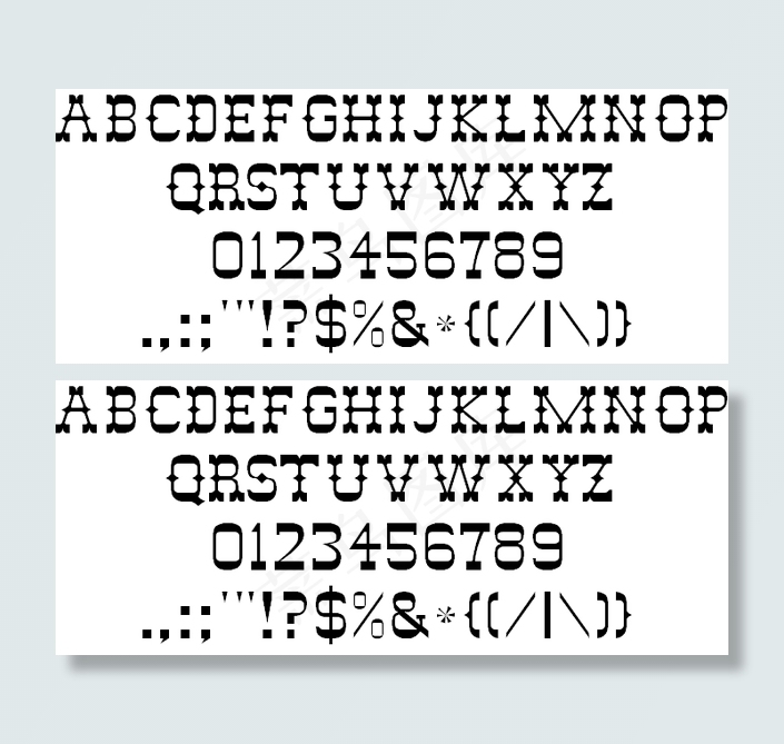 拉勒米的字体