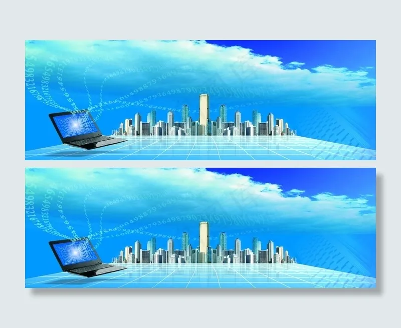 电脑科技图片cdr矢量模版下载