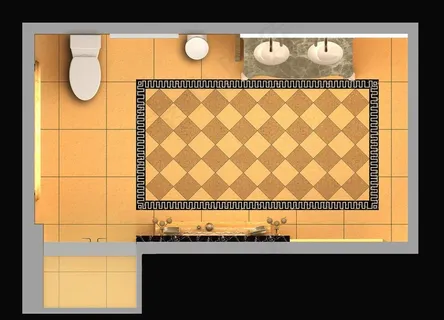 地拼花平面布局效果图