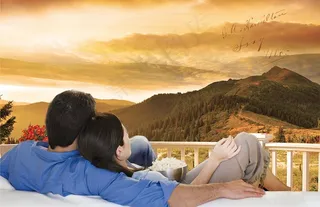 房地产情侣广告模板图片