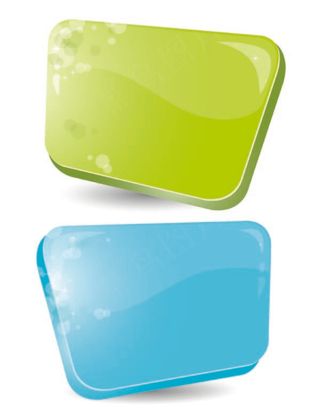 水晶立体图标矢量素材