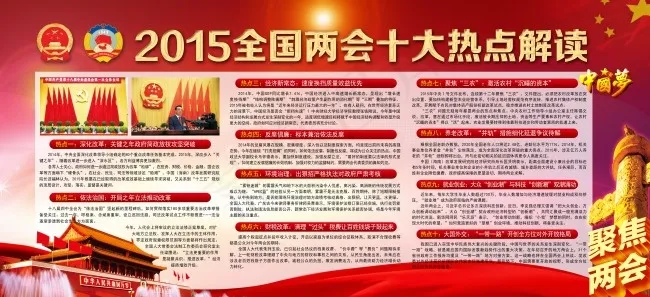 2015全国两会十大热点解读