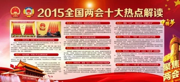 2015全国两会十大热点解读