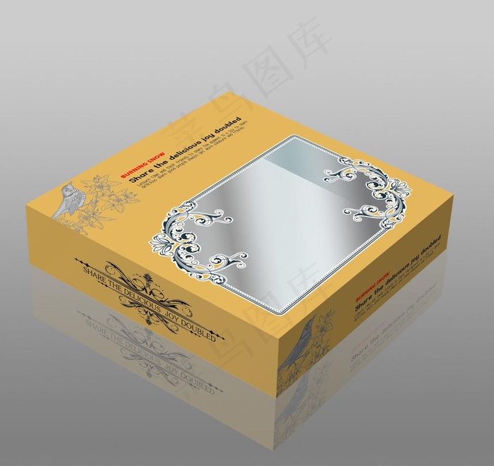 欧式西点包装（cdr矢量模版下载