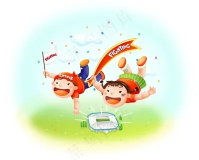 世界杯卡通漫画图片