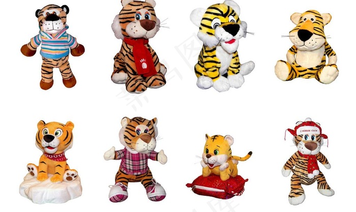 虎年的老虎实物公仔图片