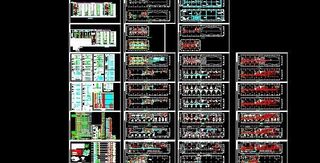 综合办公楼二十五层电气设计图