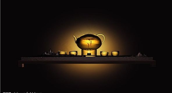 透明玻璃壶图片