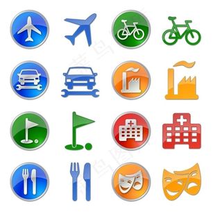 简约生活工具图标下载