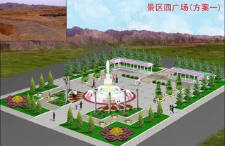 广场规划图图片