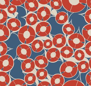 喇叭花形图案底纹背景图片