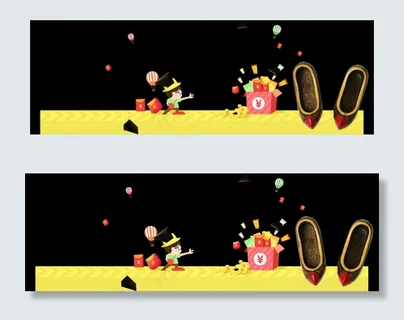 淘宝banner图轮播分层素材