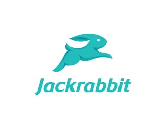 Jackrabbit兔子 标志设计 LOGO设计 动物 图标 应用图标