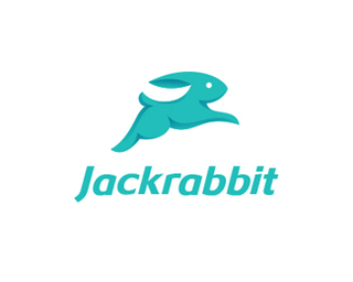 Jackrabbit兔子 标志设计 LOGO设计 动物 图标 应用图标