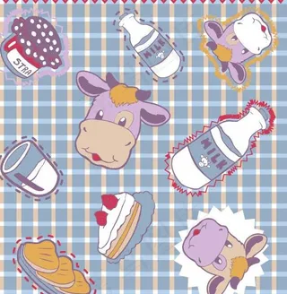 卡通格子背景图片