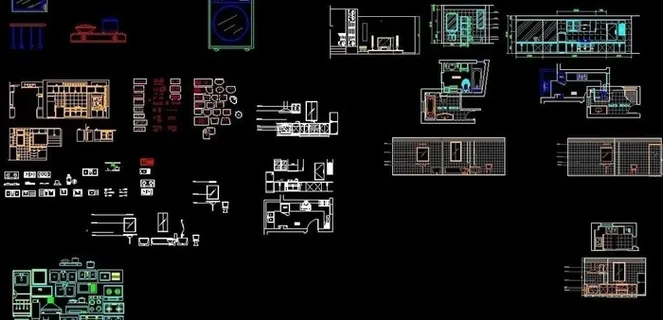 常用cad图块 厨房类图片