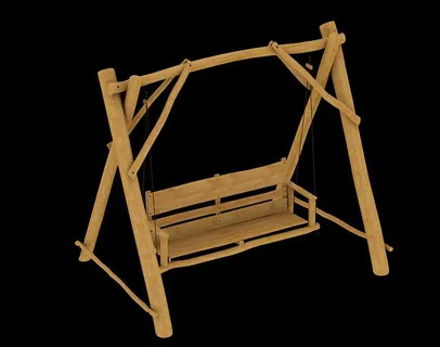 秋千3d模型