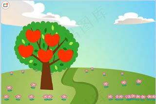 苹果树鼠标事件动画