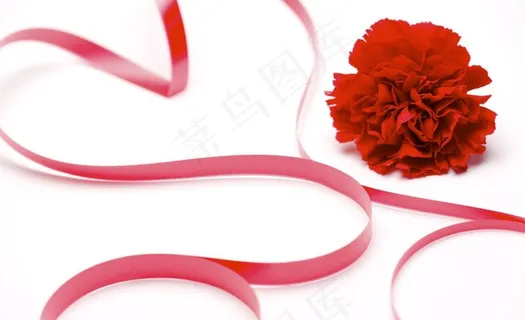 心形丝带图片