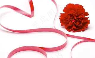 心形丝带图片