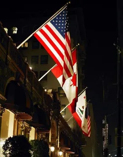 洛杉矶美国国旗图片