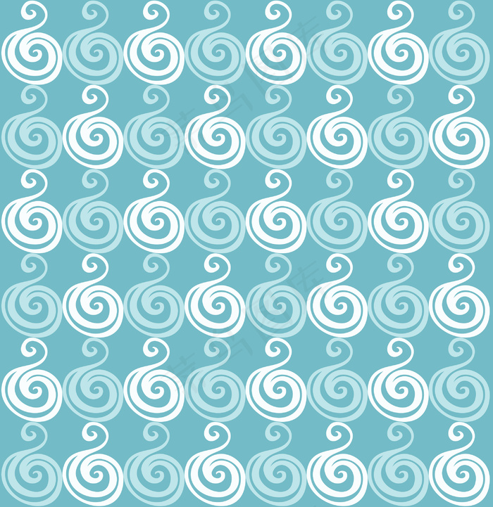 波模式（无缝拼接无缝纹理背景海洋波...