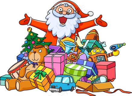 圣诞老人 圣诞 礼物图片
