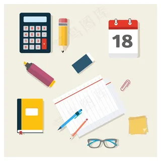 彩色会计背景设计