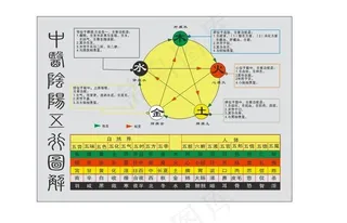 中医阴阳五行图图片